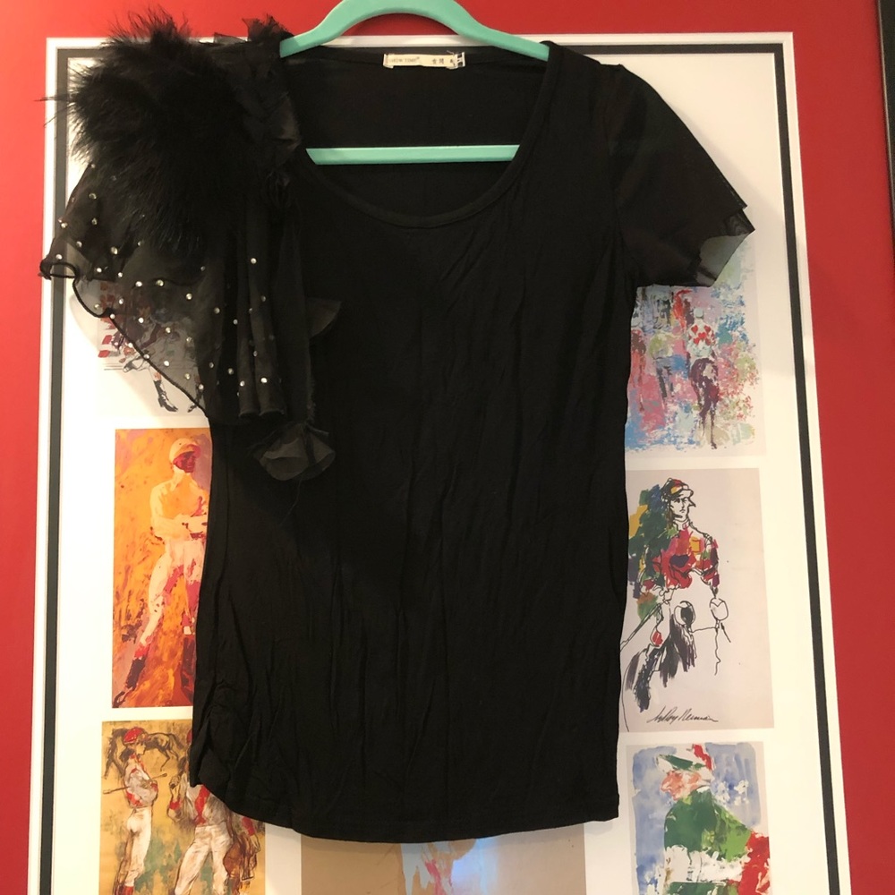 Show time embellished shirt